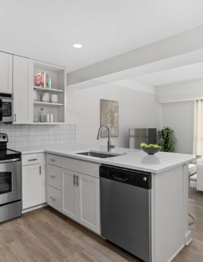 Modern Kitchen With Cabinetry & Appliances