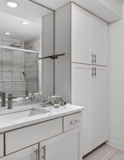Modern Bathroom Vanity & Custom Cabinetry
